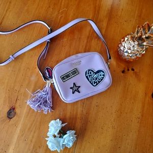 NWOT VS blush bag with strap